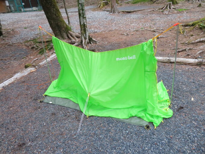 モンベルライトツェルトの張り方などレビューと主要ツェルトの比較 運命のいたずら登山日記